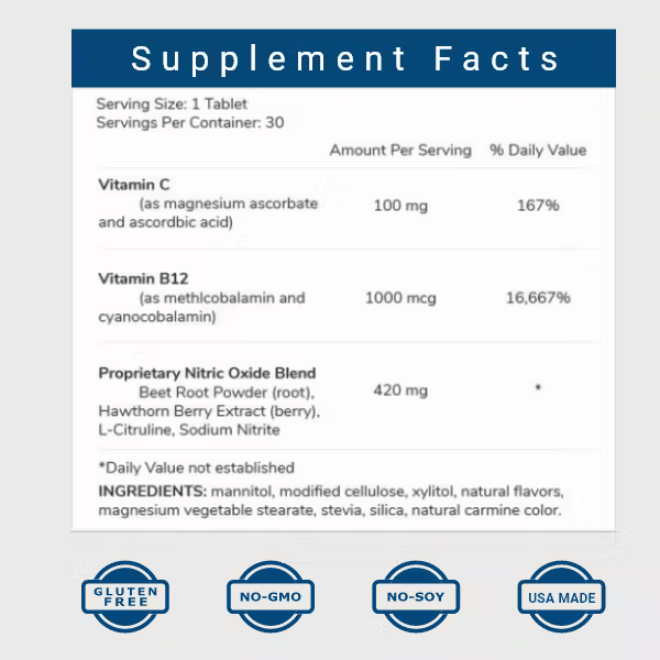 CircO2 Nitric Oxide Lozenger Supplement