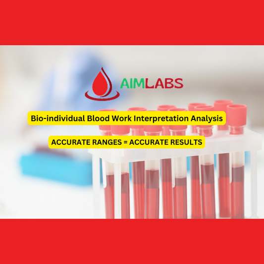 AIMLabs Bio-individual Blood Work Interpretation Analysis