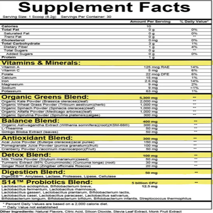 Bioedge Organic Greens Complex